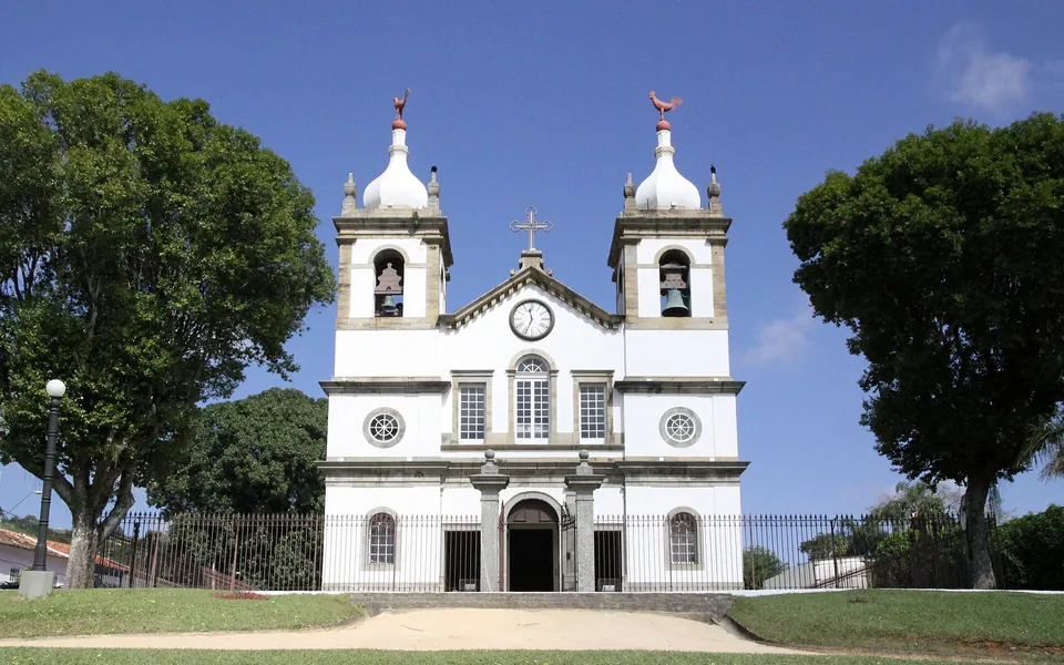 Igreja Matriz de Nossa Senhora da Conceição, no centro histórico de Vassouras, Rio de Janeiro.